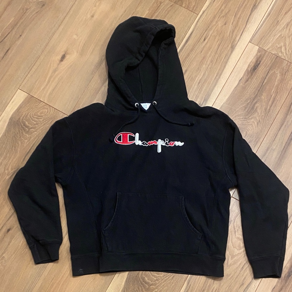Champion Black Pullover Hoodie